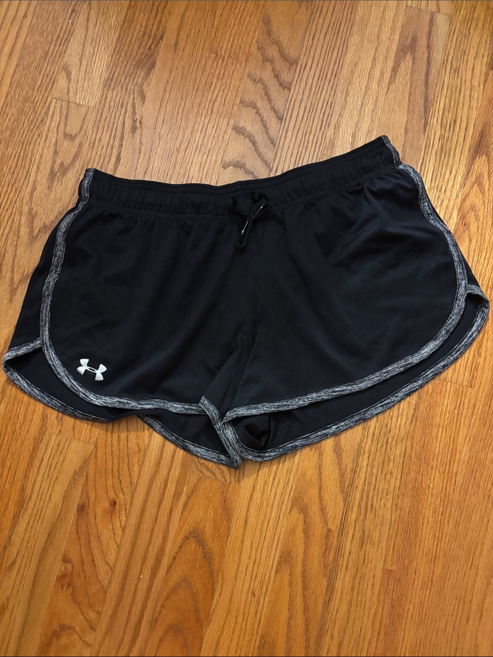Under Armour Athletic Running Shorts with Gray Trim - women’s M